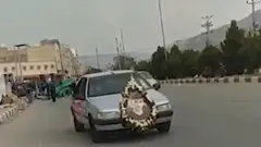 تصویری از مراسم خاکسپاری هادی بهمنی که گفته می‌شود هفده سال داشته و در ایذه کشته شده است