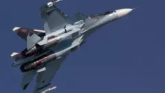 Russian Sukhoi 35 multi-role fighter