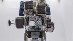 ዝተፈላለየ ቅርጽን መጠንን ዘለዎም 143 ሳተላይታት ኣብ ሓንቲ ሮኬት ተጻዒኖም ካብ ፍሎሪዳ ናብ ህዋ ተወንጪፎም።