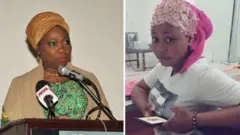 Oga of Nigerians in Diaspora Commission (NIDCOM), Abike Dabiri and Itunu Babalola