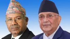 माधव नेपाल र केपी ओली