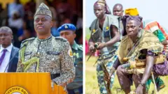 Aworan Gomina Seyi Makinde ati awọn ẹlẹsin abalaye