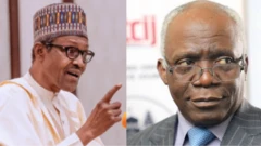 Aarẹ Buhari ati agbẹjọro agba, Falana