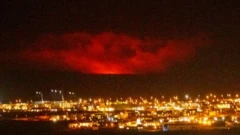 Eruption of Fagradalsfjall on Reykjanes peninsula