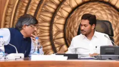 సీఎం వైఎస్ జగన్‌తో ఎల్వీ సుబ్రహ్మణ్యం