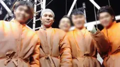 ABK Indonesia di Kapal Fu Yuan Yu 1218 berbendera China. Mashuri kedua dari kanan.