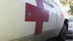 በጥይት የተመታ አምቡላንስ