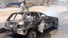 گاڑی، آگ