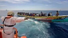 La pirogue dans lequel le jeune Doudou est mort avait quitté la ville côtière de Mbour; à 80 km de Dakar
