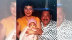 Bertha Loaiza y su mamá.