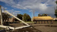 Украинские военные в Дробышеве