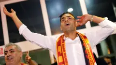 Falcao'yu havalimanında 25 bin kişi karşıladı.