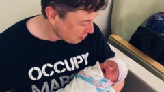 Elon Musk y su hijo