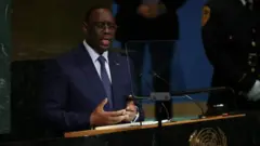 P﻿erezida wa Sénégal Macky Sall akaba n'umukuru wa AU arimo kugeza ijambo ku nteko rusange ya ONU i New York 