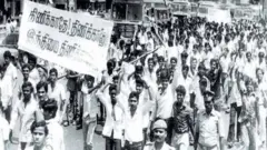 தமிழுக்காக குழந்தைகளுடன் சிறைபுகுந்த 73 பெண்கள்