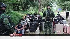  ထိုင်းဘက်ကို ထွက်ခွာဖို့ ငြင်းဆန်နေ