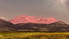  کهکشان راه شیری بر فراز سبلان