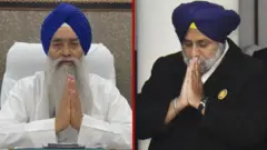 iਗਿਆਨੀ ਰਘਬੀਰ ਸਿੰਘ ਤੇ  ਸੁਖਬੀਰ ਸਿੰਘ ਬਾਦਲ