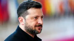 Президент України Володимир Зеленський прибуває на засідання Європейської ради 18 червня 2026 року в Брюсселі, Бельгія