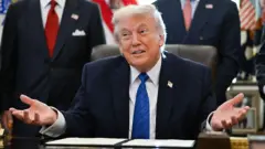 الرئيس الأمريكي دونالد ترامب