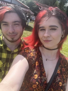 Selfie de Nate e Jess