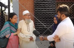 নিহত শিহাব কবির নাহিদের পরিবার