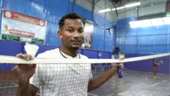  ब्याडमिन्टन खेलाडी प्रिन्स दाहाल।