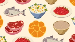 ilustracija trepeze, hrana, ruska salata, hrana na slavi