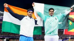 नीरज चोप्रा आणि अर्शद नदीम