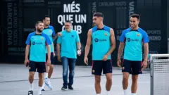 Barcelona Players medical test