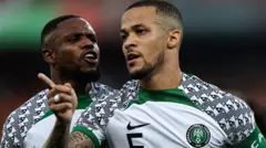 William Troost-Ekong and Frank Onyeka in Super Eagles colours