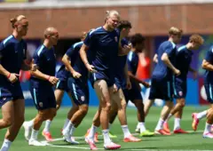 Noruega durante treino
