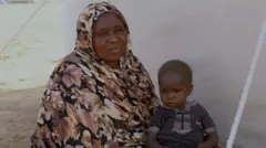 أصرت واقية على إنقاذ طفلين عثرت عليهما بين المواشي خلال رحلة نزوحها 