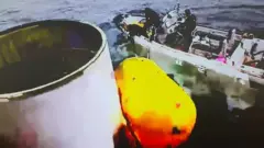 Hoton tarkace a cikin tekun Koriya ta Kudu