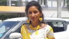 પીઠી ચોળીને લગ્ન કરવા પહોંચેલાં દુલ્હન