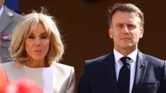 Brigitte et Emmanuel Macron