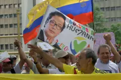 Seguidores de Petro en Cali