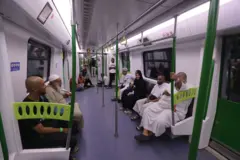 حج، میٹرو ٹرین