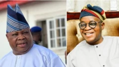 Ademola Adeleke ati Gboyega Oyetola