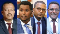 ዮሐንስ ቧያሌው፣ ክርስትያን ታደለ፣ ካሳ ተሻገር (ዶ/ር) እና ጫኔ ከበደ  (ዶ/ር)