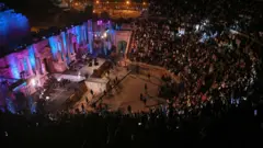 المسرح الجنوبي في جرش خلال نسخة مهرجان جرش في2021
