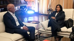 Jorge Rodríguez y Dinorah Figuera