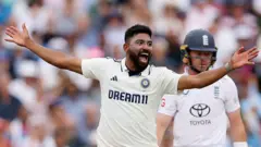 இந்தியா - இங்கிலாந்து, முகமது சிராஜ்