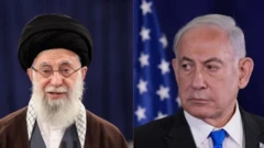 आयतोल्लाह खामेनेई और बिन्यामिन नेतन्याहू