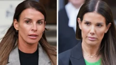 Колин Руни и Ребекка Варди