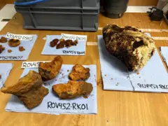 rocas volcánicas del fondo marino