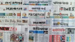 ঢাকা থেকে প্রকাশিত সংবাদপত্র