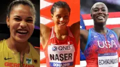 Salwa EId Naser, Yemisi Ogunleye, ati Annette Echikunwoke ti wọn jẹ ọmọ Naijiria to gba ami ẹyẹ fun ilẹ okeere ninu idije Olympics to sese pari. 