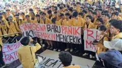 Foto ilustrasi protes UKT.