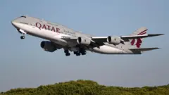 Boeing 747-8Z5 da empresa Qatar Amiri Flight.